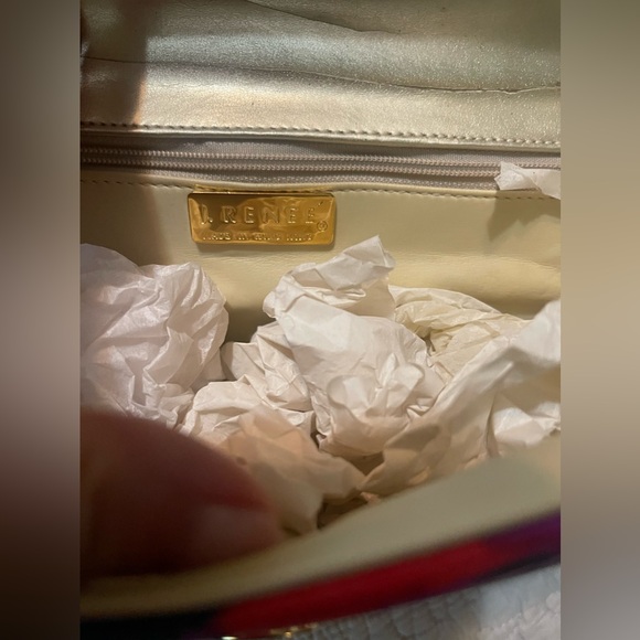 J. RENEE 1990s Jewel Tones Envelope Clutch Crossbody Shoulder Bag - Picture 5 of 6